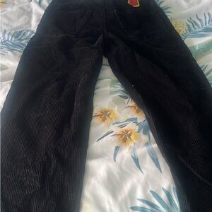 Empyre Black Corduroy Kids Bottoms